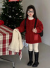 moonkids女童打底褲加絨2025秋冬外穿加厚保暖褲子白色兒童冬裝純棉女寶寶 20132米白色（加絨加厚款） 110 cm 曬單實拍圖