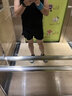 德享運動短褲男跑步運動褲寬松速干短褲健身男式5分 藏青色 L 曬單實拍圖