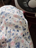 AB女睡褲夏季純棉媽媽款居家褲吸汗寬松透氣休閑女士中長薄款家居褲 向陽花 XL 曬單實(shí)拍圖