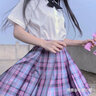 【JK制服官方】元?dú)馍倥甹k制服裙正版女套裝學(xué)生裝學(xué)院風(fēng)日系女裝jk制服少女校供感全套 雪松+短袖襯衫+領(lǐng)花 M【尺碼偏小】 曬單實(shí)拍圖