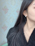 YaoYiZun戴妃真多麻珍珠耳釘女高級耳飾生日禮物輕奢耳環(huán)送女朋友禮物 真多麻灰 一對 10mm 曬單實拍圖