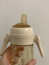 貝思卡兒兒童1-3歲PPSU防脹氣嬰兒護(hù)齒標(biāo)準(zhǔn)口徑防噴吸管感溫變色鴨嘴奶瓶 艾格白ppsu 300ml 鴨嘴+吸管組 曬單實拍圖