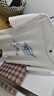 名創(chuàng)優(yōu)品（MINISO）純棉t恤男夏季2025新款衣服青少年親膚透氣時尚寬松大碼冰感短袖 白色(折紙飛機) XL 180 (不起球不掉色) 曬單實拍圖