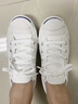 匡威（Converse）開(kāi)口笑運動(dòng)帆布低幫休閑鞋 JACK PURCELL 男女情侶款小白鞋  WHITE-白色 22 （35） 曬單實(shí)拍圖