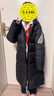 阿迪達斯（adidas）童裝24冬新款男女小童連帽長(cháng)款保暖羽絨服 JI6239黑 曬單實(shí)拍圖