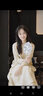 浮云堂「浮云堂.風(fēng)」石密.新中式改良提花連衣裙女25秋禪意國風(fēng)文藝茶服 石密(不含半裙) M 曬單實(shí)拍圖