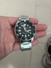 精工（SEIKO）5號水鬼系列彩水鬼機(jī)械夜光100米防水運(yùn)動潮流男表節(jié)日送禮 深海小黑豹SRPD55K1 曬單實拍圖