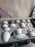 洛湘五大名窯功夫茶具套裝茶壺茶杯高檔家用客廳辦公會(huì)客送長(zhǎng)輩伴手禮 五大名窯漢瓦壺茶具套裝：天青 曬單實(shí)拍圖