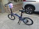 大行（DAHON） 順豐發(fā)貨折疊自行車(chē)20寸8級變速單車(chē)P8經(jīng)典款KBC083 漸變藍【速聯(lián)X7+蘋(píng)果胎】 曬單實(shí)拍圖