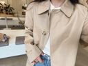 博柏利（BURBERRY）【禮物】女裝 卡姆登版型  中長款 Heritage 輕便風衣 曬單實拍圖