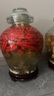雅言陶瓷 景德鎮(zhèn)木質(zhì)底座魚缸花瓶座子 旋轉(zhuǎn)底座 圓形托架 酒壇奇石盆栽擺設底座擺件 18cm 曬單實拍圖