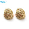 WELLER 威勒 烙鐵頭黃銅清潔球 清潔海綿 電焊嘴焊咀 清潔套裝 德國品牌 黃銅清潔球【2件裝】 曬單實(shí)拍圖