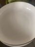 玉蝶骨瓷盤子套裝組合家用深盤湯盤菜碟歐式金邊餐具陶瓷盤子菜盤 8.5英寸金邊窩盤1個(gè) 曬單實(shí)拍圖