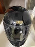 BEASLEY HELMETS比斯力摩托車(chē)頭盔復古機車(chē)頭盔男重型賽博朋克頭盔巡航秋夏季全盔 KD-3亮黑色【黑鏡片+白鏡片】 L（推薦頭圍59~60) 曬單實(shí)拍圖