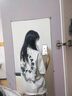 卡圖弛 衣服男美式復古短袖t恤男夏季新款潮流百搭休閑五分半截袖男青少年情侶高街痞帥重磅上衣服飾男裝 白色 XL【建議115-130斤】 曬單實拍圖