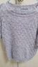 百圖betu女裝夏季新款針織衫立體珍珠小香風(fēng)軟糯針織衫女2307T07 淺紫 M 曬單實(shí)拍圖