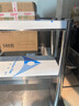 不銹鋼工作臺架子奶茶店臺上架操作臺置物架立架廚房平冷柜臺面架 加厚型長(cháng)150寬30高60雙層 曬單實(shí)拍圖