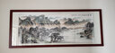 尚得堂手繪國畫(huà)山水畫(huà)富春山居圖風(fēng)景畫(huà)現代客廳裝飾畫(huà)沙發(fā)背景墻掛畫(huà) 沙比利實(shí)木框-直角棕色 裝裱218*88（推薦） 曬單實(shí)拍圖