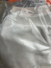 巴布豆兒童打底衫春秋款衛衣校服內搭男童白色圓領(lǐng)女童時(shí)尚純色寬松童裝 白 160 曬單實(shí)拍圖