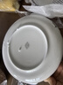 匯格骨瓷雙耳盤子菜盤深盤湯盤陶瓷家用帶蓋加深大號防燙蒸蛋羹深湯菜 雙耳標準7英寸窩盤1只(香榭) 曬單實拍圖