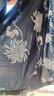 莫代爾 睡袍女夏季性感睡衣浴袍開衫外套外袍感冰絲外衣 黑色 XL 150-190斤 曬單實(shí)拍圖