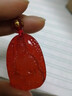 BOYESXSO紅瑪瑙吊墜十二生肖守護(hù)神護(hù)身符掛件男士女士項(xiàng)墜項(xiàng)鏈 （屬牛虎：虛空藏菩薩）配珠鏈款 曬單實(shí)拍圖