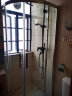 箭牌（ARROW）整体淋浴房玻璃浴房浴室干湿分离家用太空铝框架弧扇形简易可定制 800*800mm 弧扇形【1499】现货 实拍图