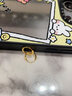 中國黃金（CHINA GOLD）黃金耳環(huán)女士足金時尚耳釘素金車花耳飾七夕情人節(jié)生日禮物送媽媽 【京速達】足金耳環(huán) 約0.7g 曬單實拍圖
