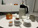 苏氏陶瓷（SUSHI CERAMICS）素烧白瓷功夫茶具套装德化中国白送礼陶瓷茶具茶杯泡茶盖碗-平价促销引流款 实拍图