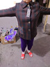諾合（NUOHE） 新款奶奶裝春秋外套60歲70-80中老年人女裝媽媽裝秋冬翻領(lǐng)上衣休閑老年人衣服 加絨款-1號色上衣+黑色褲子 5XL(建議145-160斤) 曬單實(shí)拍圖