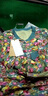 璇醇桑蠶絲內(nèi)膽棉衣貼身棉襖女老人內(nèi)穿棉服中老年媽媽手工絲綿保暖 綠底小花 鈕扣高領(lǐng) M (建議95-105斤) 曬單實(shí)拍圖