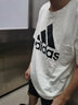 阿迪達(dá)斯 （adidas）短袖男t恤2025年夏款半袖經(jīng)典棉質(zhì)上衣休閑透氣圓領(lǐng)白色T恤男 白色黑標(biāo)/店長力薦/主圖款 XL 曬單實(shí)拍圖