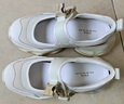 他她（TATA）厚底老爹鞋涼鞋女鞋瑪麗珍鞋休閑運(yùn)動(dòng)鞋夏季3ER01BQ4 銀/灰 36 曬單實(shí)拍圖