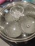 暢印 茶杯功夫茶杯玻璃小杯子品茗杯茶碗玉蘭杯耐熱套裝加厚帶把茶具 10只玉蘭杯+公道杯+茶漏 曬單實(shí)拍圖
