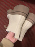 駱駝（CAMEL）馬丁靴女冬季女鞋新款潮流時(shí)尚靴子女短靴 L23W007081米白 37 曬單實(shí)拍圖