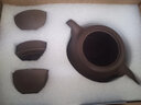 古往今來(lái) 紫砂壺手工宜興全紫砂功夫茶具套裝小泡茶壺紫泥井欄 曬單實(shí)拍圖
