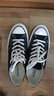 匡威（Converse）男鞋女鞋1970S季情侶經(jīng)典低幫帆布鞋運動(dòng)鞋休閑鞋1620 黑色低幫162058C 41.5 曬單實(shí)拍圖
