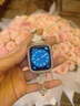方哲品牌原裝適用蘋(píng)果手表apple watch s10表帶iwatch s11/9/8/ultra3/2鑲鉆四葉草s7金屬時(shí)尚女款腕帶 玫金色 適用iwatch 6/5/4/se【44MM表盤(pán)】 曬單實(shí)拍圖