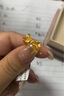 六福珠寶足金蝴蝶結黃金戒指活口戒送禮計價(jià)F95TBGR0001 2.66克(含工費290元) 曬單實(shí)拍圖