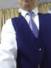 漢尼（HANY）【100澳毛】羊毛西裝馬甲男士黑色高級(jí)正裝馬夾結(jié)婚新郎西服背心 奧紐斯灰【單排5?？邸?XL (52) 曬單實(shí)拍圖