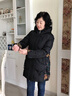 俞兆林媽媽裝冬裝中長款羽絨服女老年人大碼棉服外套奶奶棉衣老太太棉襖 FLL-12黑色【棉服】  加厚 XL 【建議105-120斤左右】 曬單實拍圖