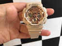 卡西歐（CASIO） 手表 G-SHOCK系列MINI防水防震多功能運動(dòng)男女表 送禮物女友 櫻花粉GMA-S120MF-4A 曬單實(shí)拍圖
