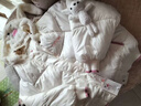 糜嵐（MieLanat）tw小熊服可拆卸可愛連帽棉服女冬新款學(xué)生加厚保暖棉衣面 米白色【棉服款】 M碼 100-120斤 曬單實(shí)拍圖