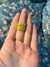 賽菲爾黃金戒指男仿鉆石超閃大氣活口足金男戒送爸爸禮物 約6.87克 曬單實(shí)拍圖
