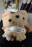 巴蒂尼 airpods pro3代保護套毛絨蘋(píng)果airpods3耳機套無(wú)線(xiàn)藍牙耳機殼硅膠可愛(ài)防摔男女 【毛絨款 冰淇淋 背包 小熊】軟殼 蘋(píng)果 AirPods 4（第四代） 曬單實(shí)拍圖