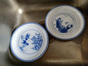 LICHEN景德鎮(zhèn)青花玲瓏瓷器深盤碟子陶瓷菜盤釉下彩中式餐具高溫瓷優(yōu)級(jí)品 金玉滿堂8英寸 1個(gè) 20.5cm 曬單實(shí)拍圖
