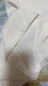 百絲簡(jiǎn)約百搭純色休閑闊腿褲2024夏季新品甜欲穿搭朦朧感高腰短褲 白色 S 曬單實(shí)拍圖