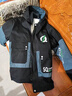 柏樂(lè )迪冬季棉服12-16歲男孩夾克大童中學(xué)生外套青少年加絨加厚棉衣襖子 8838黑綠（外套+長(cháng)褲）加絨加厚 170 XL(120-140斤左右) 曬單實(shí)拍圖