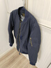 馬登工裝美式復古MA-1飛行夾克男加厚保暖棉服短款棒球服上衣男士外套 深藍色 2XL 曬單實(shí)拍圖