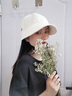 CHANEELR & KARITH防曬帽子女2025新款春夏季顯臉小防紫外線(xiàn)生日小眾禮物送女友老婆 米色 曬單實(shí)拍圖